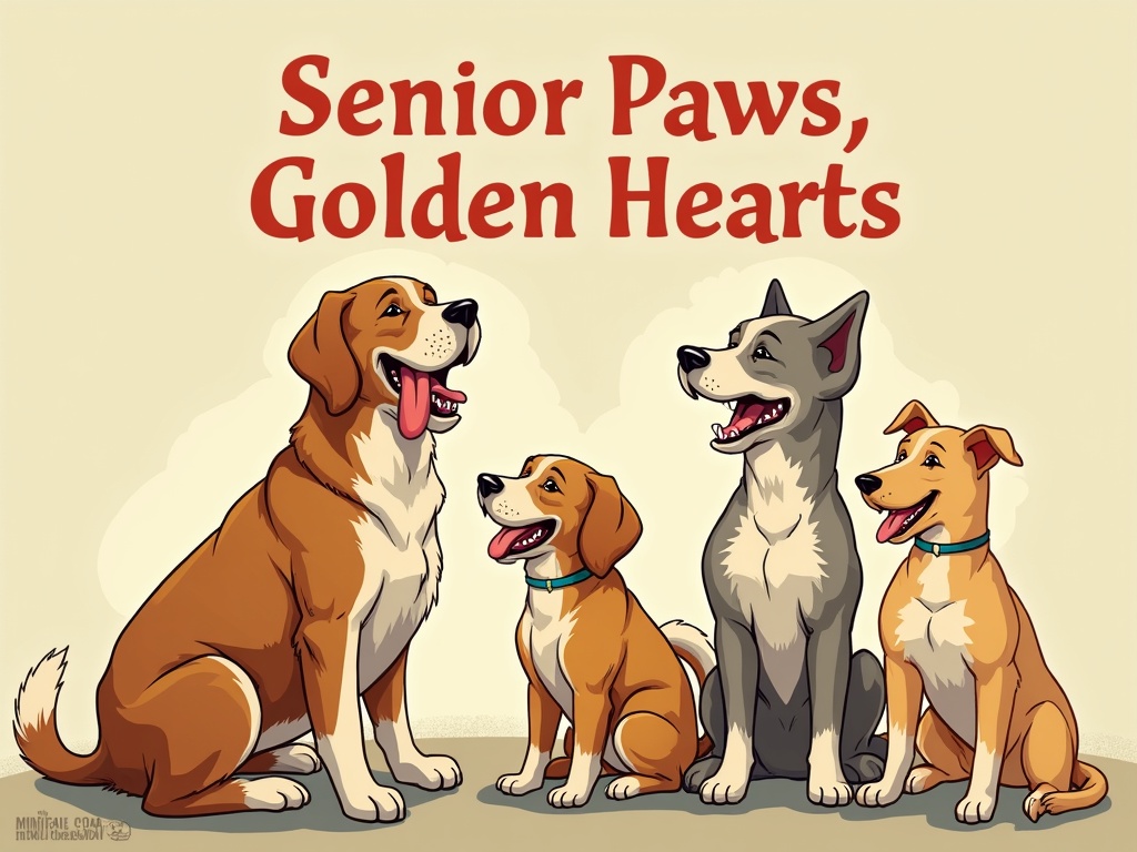Senior Paws, Golden Hearts: The Unexpected Joys of Adopting a Mature Dog 5 AI Generated Image